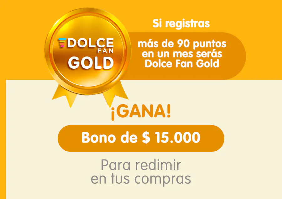 Dolce fan gold