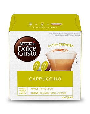 Una caja de Cappuccino NESCAFÉ® Dolce Gusto® 