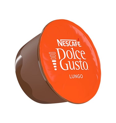 Una cápsula de NESCAFÉ® Dolce Gusto® Lungo, café orgánico